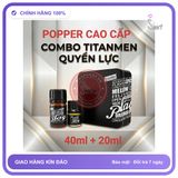 Chai hít tăng khoái cảm Popper TITANMEN 60ml Popper 60ml Hộp Cao Cấp, Hàng Sịn, Cực Mạnh, Phê Lâu, Sale Giá Sốc