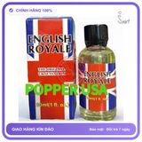 Chai hít tăng khoái cảm Popper ENGLISH ROYALE 30ml Popper 30ml USA, Sỉ Lẻ Giá Tốt