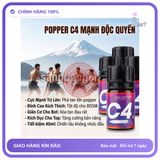 Chai hít tăng khoái cảm Popper C4 40ml Chai hít Popper 40ml C4 cho top bot, Giúp Tăng Khoái Cảm Cực Nhanh, Phê Lâu Hơn