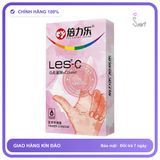 (Che Tên) Bao Cao Su Ngón Tay Lạnh Mát Beilile Les C Hộp 8 Cái Hộp Trắng Kín