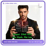 Chai hít tăng khoái cảm Popper MAN AT PLAY 20ml Popper 20ml USA, Hàng Chính Hãng, Dòng Mạnh Phê Lâu, che tên sản phẩm bảo mật kín đáo, Kín Đáo