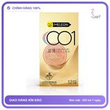 Bao cao su Meleon 001 Ultra Thin siêu mỏng nhiều gel hộp 12 cái
