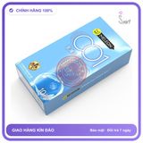Bao cao su Meleon 001 Thin And Moist siêu mỏng nhiều gel hộp 10 cái