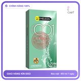 Bao cao su Meleon 001 Soft As Water siêu mỏng nhiều gel hộp 10 cái