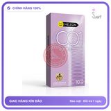 Bao cao su Meleon 001 Romantic Whorl gân xoắn hộp 10 cái