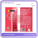Bao cao su Meleon 001 Passion Particle hạt nổi kích thích hộp 10 cái