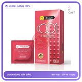 Bao cao su Meleon 001 Passion Particle hạt nổi kích thích hộp 10 cái