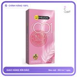 Bao cao su Meleon 001 Light As Wings siêu mỏng nhẹ hộp 10 cái