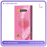 Bao cao su Meleon 001 Light As Wings siêu mỏng nhẹ hộp 10 cái