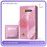 Bao cao su Meleon 001 Light As Wings siêu mỏng nhẹ hộp 10 cái