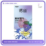 Bao cao su Nox Sure Enough Grape hương nho siêu mỏng hộp 10 cái