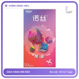 Bao cao su Nox Magic Box mix mỏng gân nhám hộp 12 cái