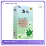 Bao cao su Nox HA Aloe Vera nha đam dưỡng ẩm hộp 10 cái