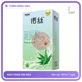 Bao cao su Nox HA Aloe Vera nha đam dưỡng ẩm hộp 10 cái