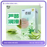 Bao cao su Nox HA Aloe Vera nha đam dưỡng ẩm hộp 10 cái