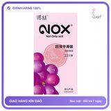 Bao cao su Nox Fruity Grape hương nho hộp 12 cái