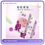 Bao cao su Nox Fruity Grape hương nho hộp 12 cái