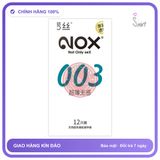 Bao cao su Nox 003 Ultra Thin Insensitive siêu mỏng hộp 6 cái
