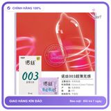 Bao cao su Nox 003 Ultra Thin Insensitive siêu mỏng hộp 6 cái