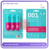 Bao cao su DryWell PU 001 Ultimate Lubrication siêu mỏng siêu gel vỉ 3 viên