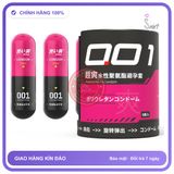 Bao cao su DryWell PU 001 Numbness Orgasm siêu mỏng tăng khoái cảm hộp 6 viên