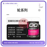 Bao cao su DryWell PU 001 Numbness Orgasm siêu mỏng tăng khoái cảm hộp 6 viên