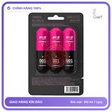 Bao cao su DryWell PU 001 Numbness Orgasm siêu mỏng tăng khoái cảm vỉ 3 viên