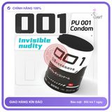Bao cao su DryWell PU 001 Nude & Thin siêu mỏng nhiều gel hộp 6 viên