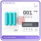 Bao cao su Drywell PU 001 Nude & Thin siêu mỏng nhiều gel vỉ 3 viên