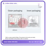 Bao cao su Drywell Naked Invisible 000 siêu mỏng hộp 6 cái
