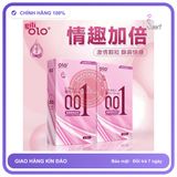Bao cao su Olo Superior Hồng Nhám hộp 10 chiếc siêu mỏng chính hãng