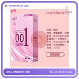Bao cao su Olo Superior Hồng Nhám hộp 10 chiếc siêu mỏng chính hãng