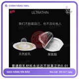 Bao cao su Olo Invisible 0.01mm hộp 3 chiếc siêu mỏng chính hãng