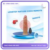 Dương vật giả hít tường Lovetoy Nature Cock 8 Inch remote