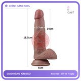Dương vật giả hít tường Lovetoy Nature Cock 7 Inch