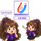 Dương vật giả hai đầu Jiuai chuỗi hạt