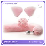BDSM Plug đuôi chồn + tai chồn chính hãng