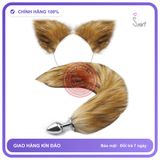 BDSM Plug đuôi chồn + tai chồn chính hãng