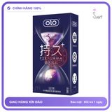 Bao cao su Olo Performa+++ Tím hộp 10 chiếc siêu trơn kéo dài thời gian chính hãng