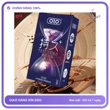 Bao cao su Olo Performa+++ Tím hộp 10 chiếc siêu trơn kéo dài thời gian chính hãng