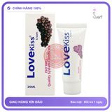 Gel bôi trơn hương nho Love Kiss chai 25ml chính hãng