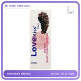 Gel bôi trơn hương nho Love Kiss chai 25ml chính hãng