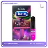 Gel bôi trơn tăng khoái cảm Durex Climax 10ml chính hãng