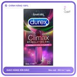 Gel bôi trơn tăng khoái cảm Durex Climax 10ml chính hãng