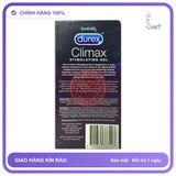 Gel bôi trơn tăng khoái cảm Durex Climax 10ml chính hãng