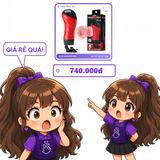 Âm đạo giả hít tường đa năng Baile Crazy Bull Pro