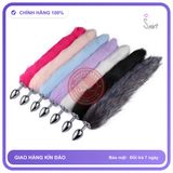Plug hậu môn đuôi chồn chuôi inox