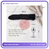 Plug hậu môn đuôi chồn chuôi inox