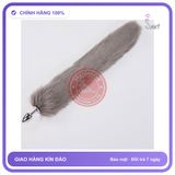 Plug hậu môn đuôi chồn chuôi inox