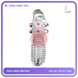 Bao cao su đôn dên silicone Bi Gai tăng kích thước chính hãng
